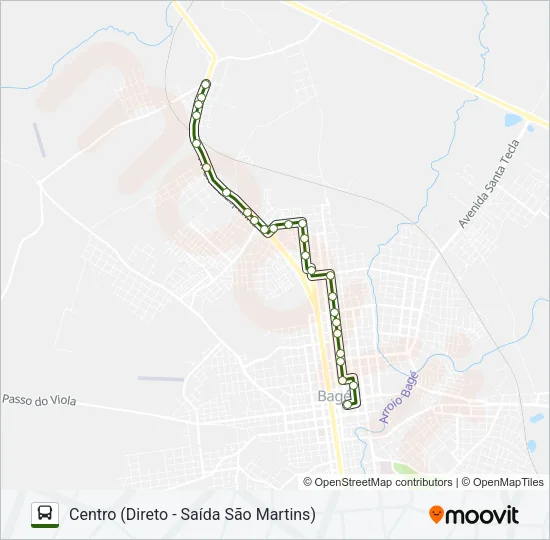 07 SÃO DOMINGOS Bus Line Map