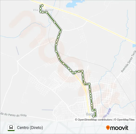 07 SÃO DOMINGOS Bus Line Map