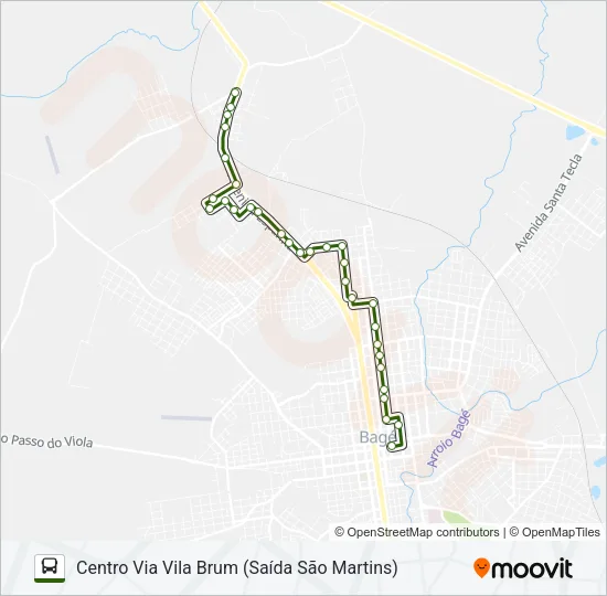 07 SÃO DOMINGOS Bus Line Map