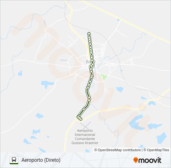 05 COHAB / TIARAJU - AEROPORTO bus Line Map