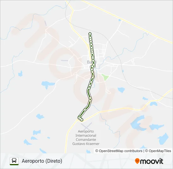 05 COHAB / TIARAJU - AEROPORTO Bus Line Map