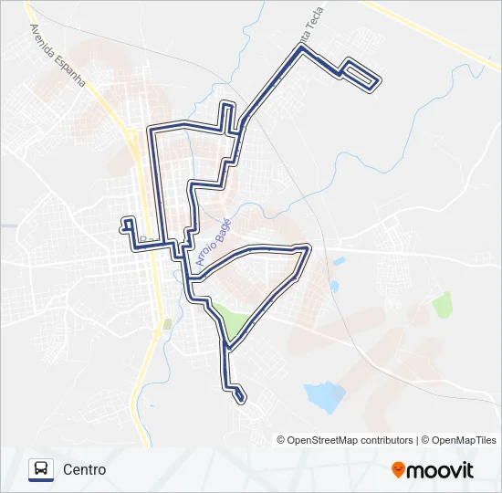 21 CIRCULAR 21 Bus Line Map