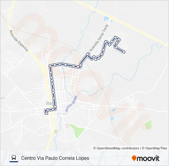 02 DAMÉ / MALAFAIA Bus Line Map