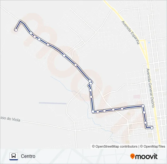 02 DAMÉ / MALAFAIA Bus Line Map