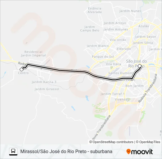 4719 - A - 1 Bus Line Map