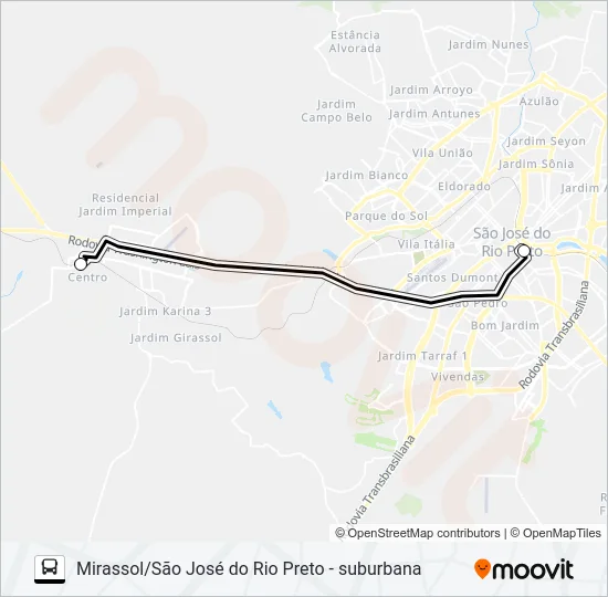 4719 - A - 1 Bus Line Map