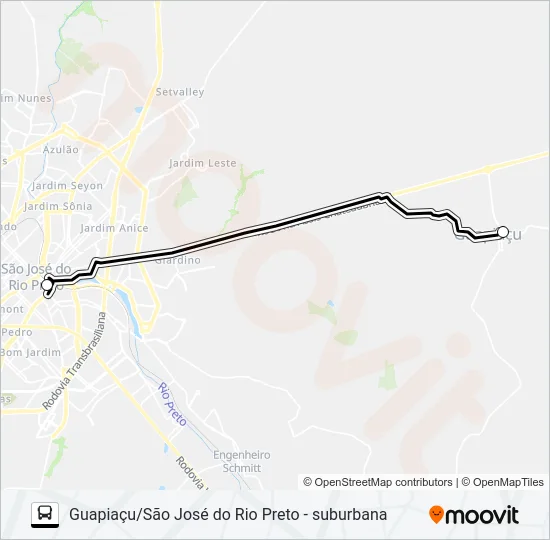 8142 - A - 1 Bus Line Map