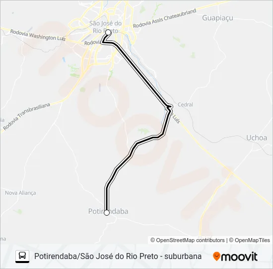 8185 - A - 1 Bus Line Map