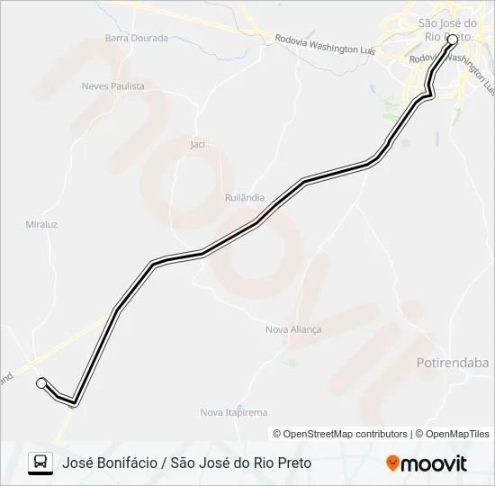 6782-A-1 Bus Line Map
