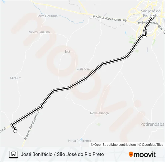 6782-A-1 Bus Line Map
