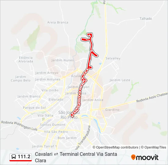 111.2 Bus Line Map