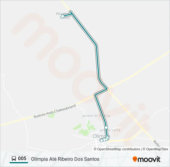 005 Bus Line Map