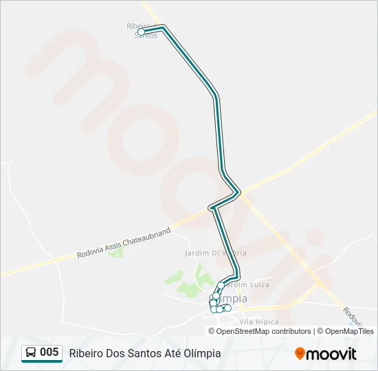005 Bus Line Map