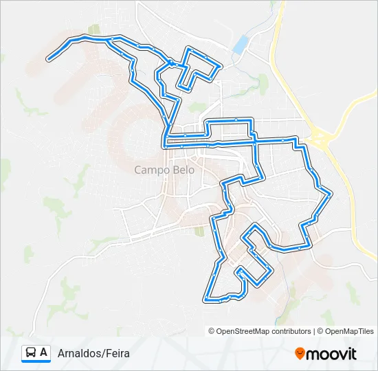 A Bus Line Map