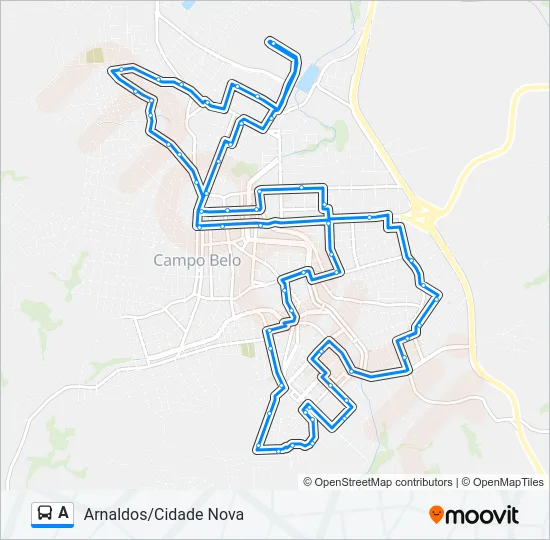 A Bus Line Map
