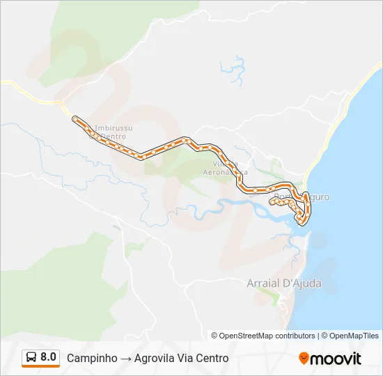 8.0 Bus Line Map