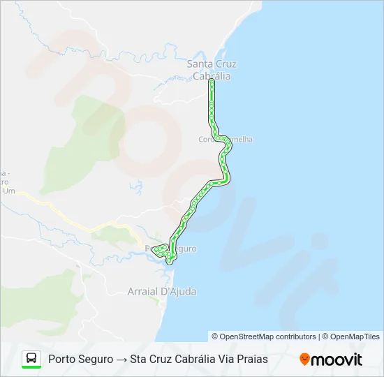 PORTO SEGURO/CABRÁLIA Bus Line Map
