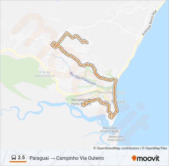 2.5 Bus Line Map
