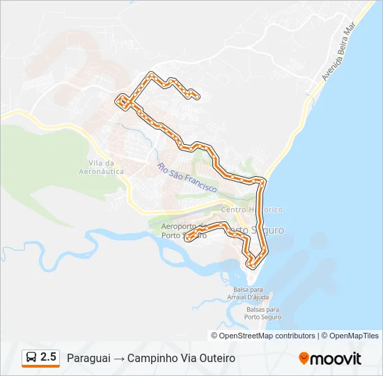 2.5 Bus Line Map