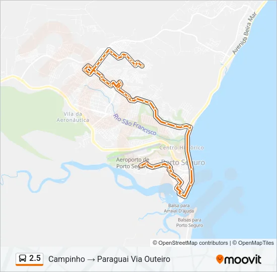 2.5 Bus Line Map