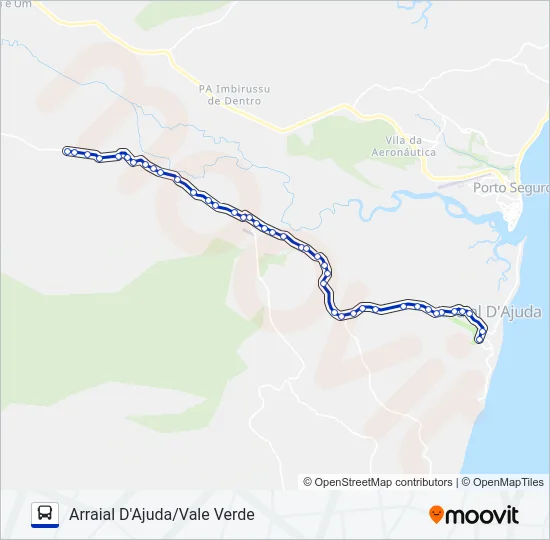 ARRAIAL/VALE VERDE Bus Line Map