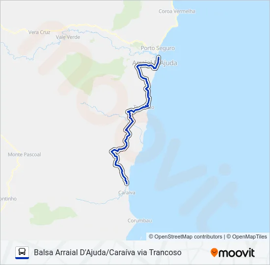 BALSA/CARAÍVA Bus Line Map