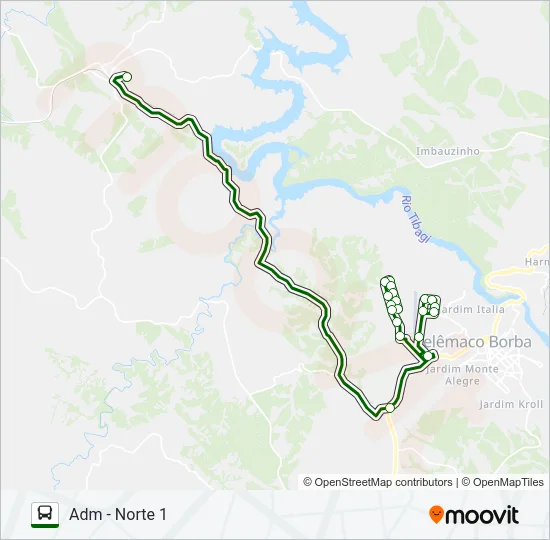 KLABIN PUMA KLABIN PUMA Bus Line Map