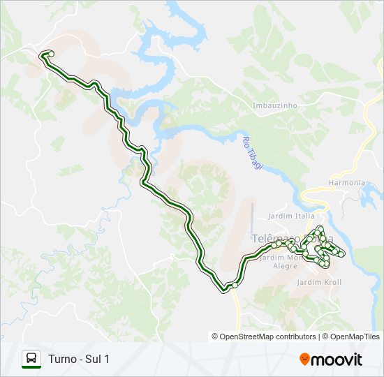 Mapa de KLABIN PUMA KLABIN PUMA de autobús