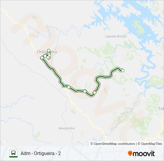 Mapa de KLABIN PUMA KLABIN PUMA de autobús