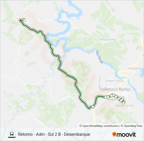 KLABIN PUMA KLABIN PUMA Bus Line Map