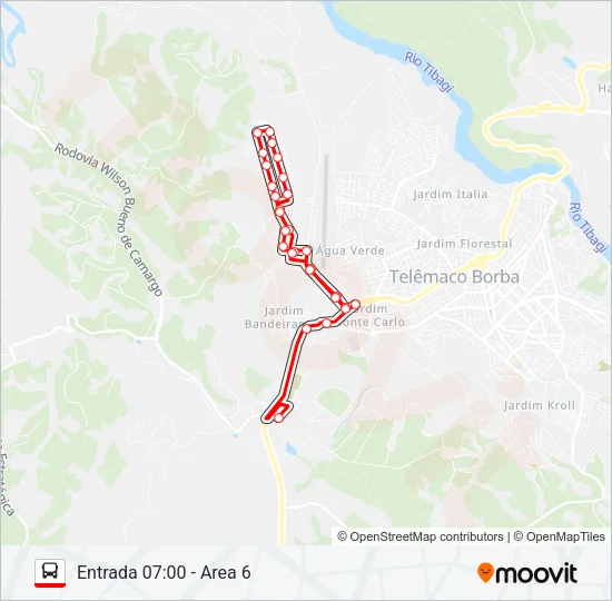 10800 DISTRITO INDUSTRIAL Bus Line Map