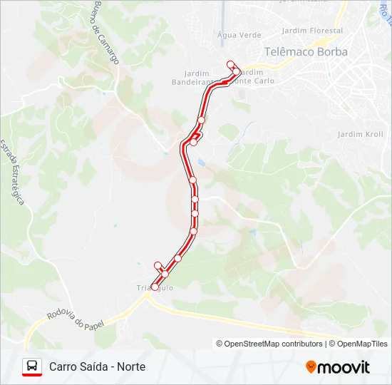 10800 DISTRITO INDUSTRIAL Bus Line Map