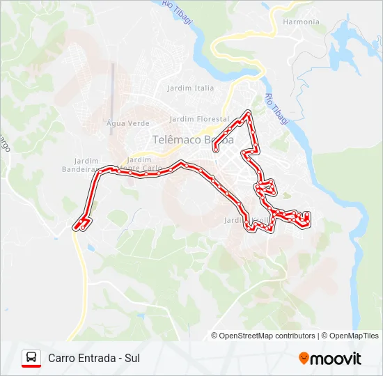10800 DISTRITO INDUSTRIAL Bus Line Map
