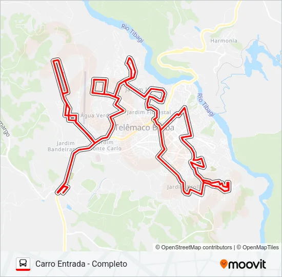 10800 DISTRITO INDUSTRIAL Bus Line Map