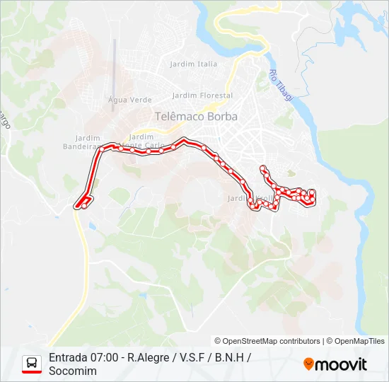 10800 DISTRITO INDUSTRIAL Bus Line Map