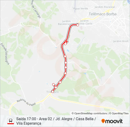 10800 DISTRITO INDUSTRIAL Bus Line Map