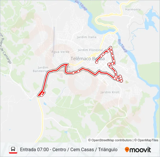 10800 DISTRITO INDUSTRIAL Bus Line Map