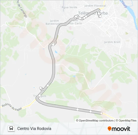 10801 VILA RURAL Bus Line Map