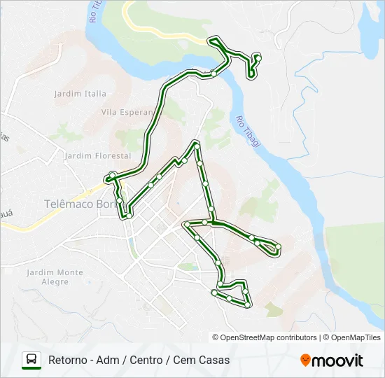 KLABIN MA MONTE ALEGRE Bus Line Map