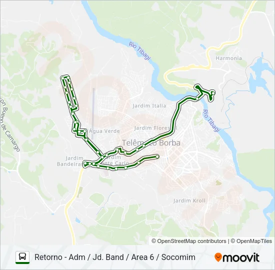 KLABIN MA MONTE ALEGRE Bus Line Map
