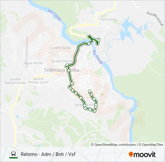 KLABIN MA MONTE ALEGRE Bus Line Map