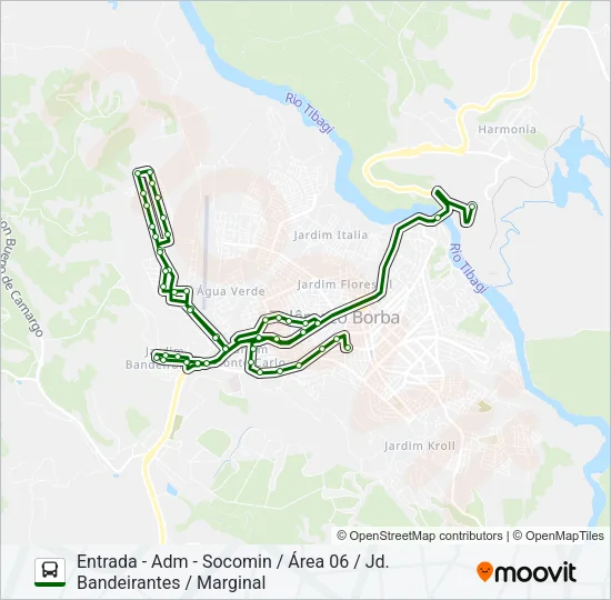 KLABIN MA MONTE ALEGRE Bus Line Map