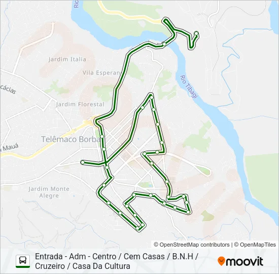 KLABIN MA MONTE ALEGRE Bus Line Map