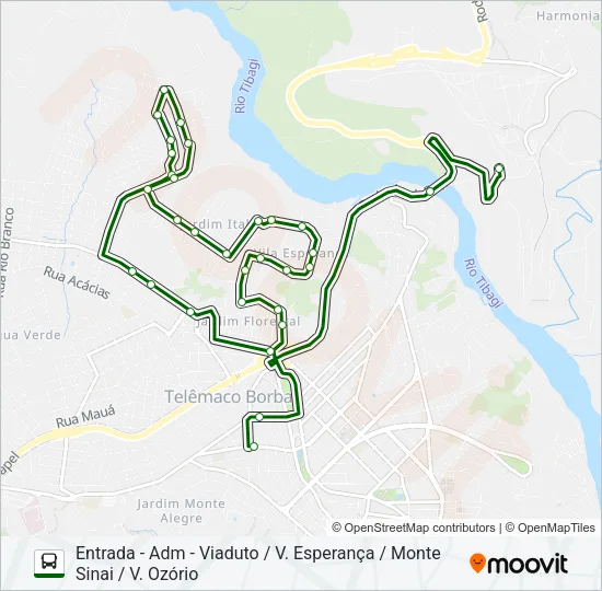 KLABIN MA MONTE ALEGRE Bus Line Map