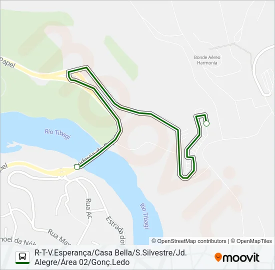 KLABIN MA MONTE ALEGRE Bus Line Map
