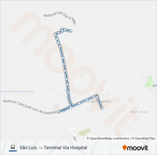 SÃO LUIZ Bus Line Map