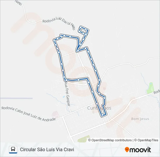 SÃO LUIZ Bus Line Map