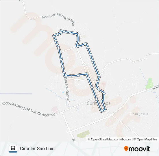 SÃO LUIZ Bus Line Map
