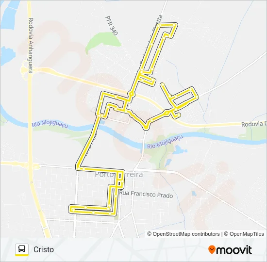 3 CRISTO Bus Line Map