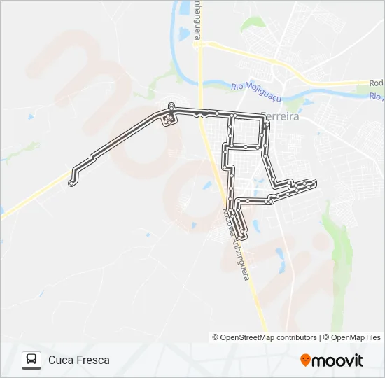 6 ÁGUAS CLARAS Bus Line Map